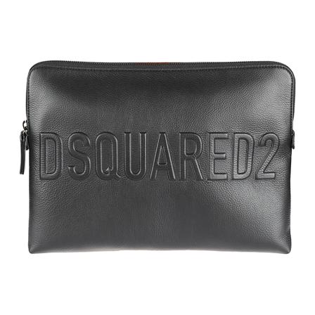 Dsquared2 Clutches , Zwart , Heren , Maat: ONE Size Tassen