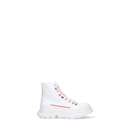 Alexander McQueen, High-Top Boots Biały, Kobieta, Rozmiar: 41 EU