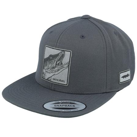 Skillfish - Grau snapback Cap - Grisjävel Laser Classic Dark Grey Snapback @ Hatstore