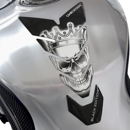 Tankpad OneDesign Black Edition Skull King
