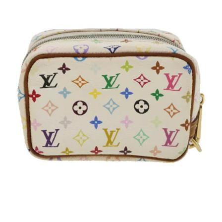 Louis Vuitton Vintage, Pre-owned Canvas pouches Wit, Dames, Maat:ONE Size