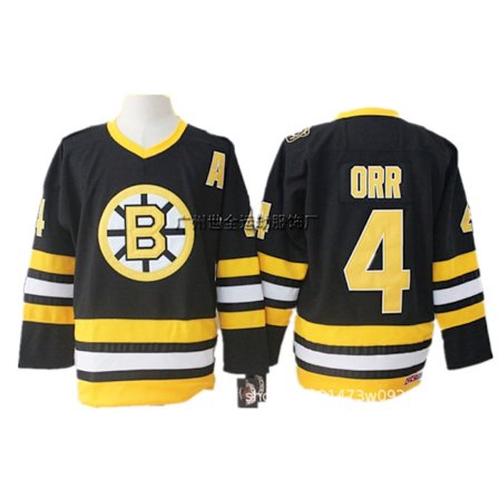 Kirjailtu jääkiekkopaita – Vintage-tyylinen urheilupaita*XXXL/56*Bruins 4-1 Boston Bruins