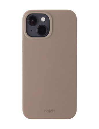 Holdit Silicone Case Mocha Brown - Beige - IPHONE 14
