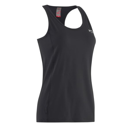 Kari Traa Women's Nora Singlet Women Short sleeved fitness sweater Black L
