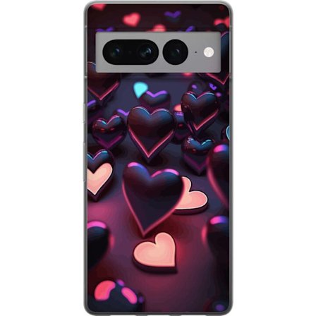 Yhteensopiva Puhelinkuori Google Google Pixel 7 Pro KeskiyönSydämet