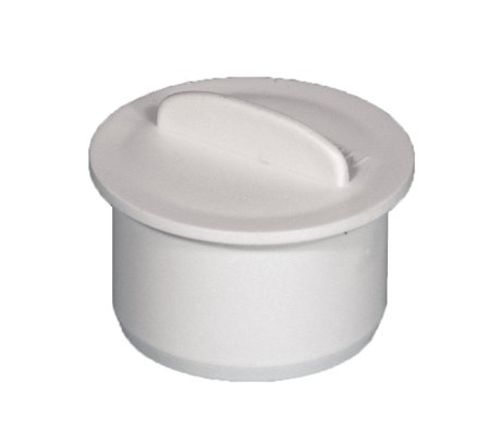 Purus 2910331 Endepropp slettende, hvit 40 mm, Innendørsavløp