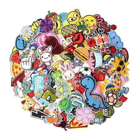 60 stk Blandede Stilarter Broderede Mærker Sy På Strygemærker til Tøj Kjoler Bukser Hatte Jeans Syning Blomster Tilbehør_jar