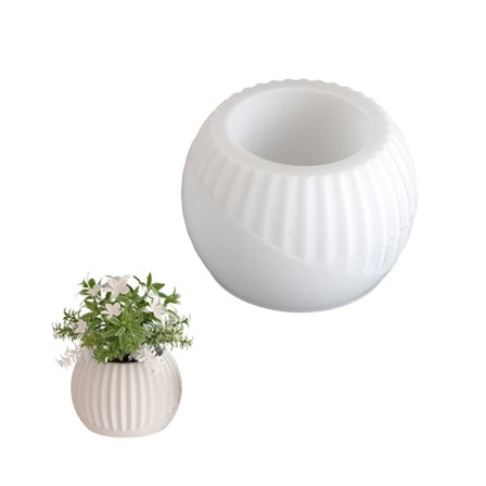 Mångsidig och robust silikonform för vasstillverkning och heminredning