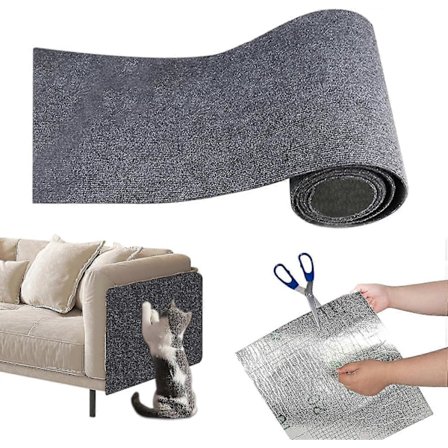 Selvklebende Klorematte for Katter, Klorematte for Katt, Klorebrett for Katt, Klorematte for Katt for Beskyttelse av Møbler, Sofa