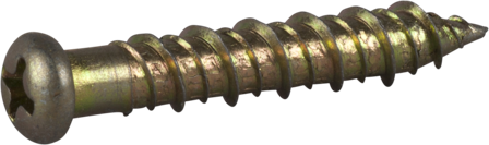 ESSVE ECS-PS Betongskrue 6,3(5) x 35 mm, elforsinket, 100-pakning, Innfesting