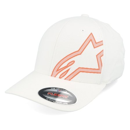 Alpinestars - Weiss Flexfit Cap - Share White Flexfit @ Hatstore