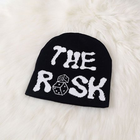 Alfabetet cap stickmössa cap vinterhålla varm cap