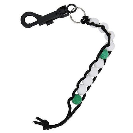 Golf Teller, perle manuell teller plast perle teller spenne klips brukt for telling og scoring golf utendørs sport (4 stk, grønn+hvit)