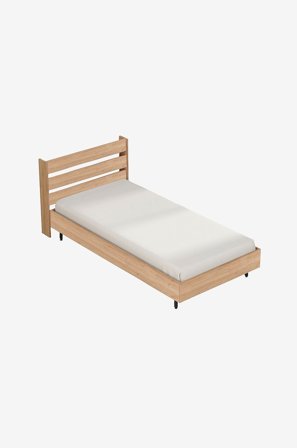 Homitis - Single Bedstead-Kuba - Ruskea - Sängynrungot - 100X200 - - Homeroom