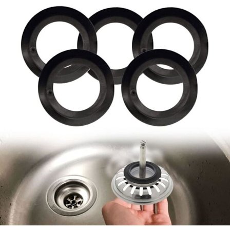 Pesualtaan tulpan tiivisteet, kumiset pesuallastiivisteet, siivilätiivisteet, 5 kpl vara-allastiiviste, kumitiivisteet