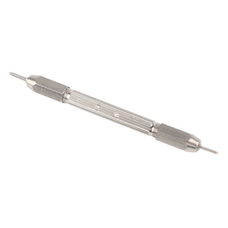 Badmintonracket Träningsverktyg Racket Öglar Genomföringar Nail Cone Tool Dubbelhuvud för Sports Silver