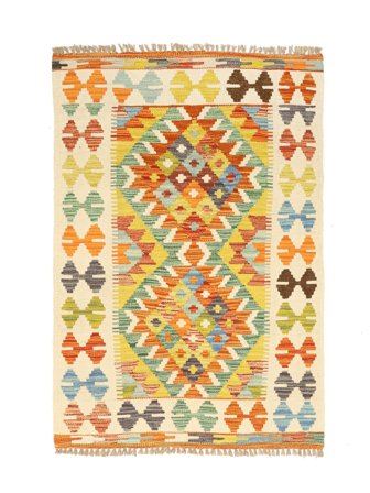 Dywan Kilim Afgan Old Style 84X123 Pomarańczowy/Brunatny (Wełna, Afganistan)