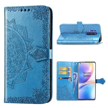 Mandala OnePlus 8 Pro Veske - Blå