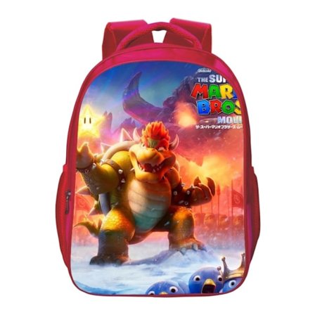 Super Mario Rygsæk Anime Børn Skoletaske
