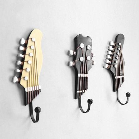 3 stk/sett Gitarhoder Kroker Veggmontert For Nøkler Diverse Veske