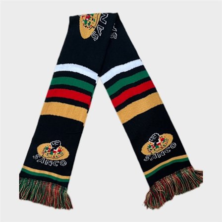 VM-fan skjerf/strikket halsvarmer for jubel og støtte