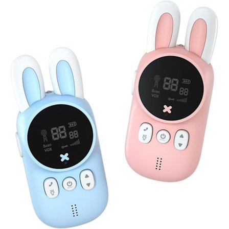 1 set Bunny Walkie-talkie Mini Toy Barn Lekset Outdoor Baby Bunn