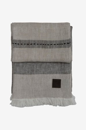 Halvor Bakke - Päiväpeitto Ramsholm - Ruskea - Päiväpeitteet - 120X240 - - Homeroom