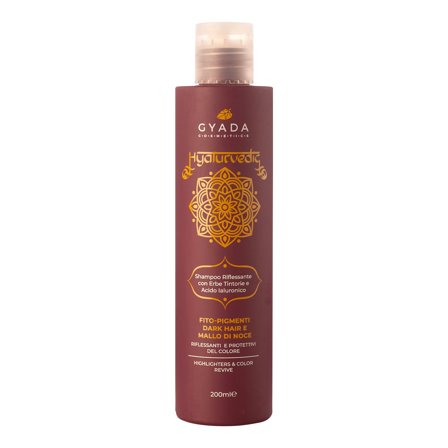 Gyada Cosmetics Hyalurvedic Shampoo Riflessante Dark Hair 200ml - Shampoo Protezione Colore
