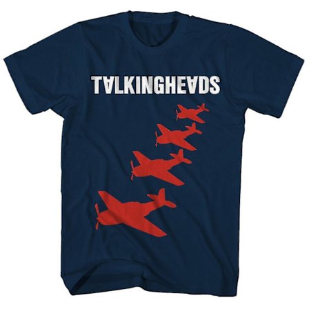 Talking Heads T-shirt Förbli i Light Planes Art Talking Heads T-shirt kläder
