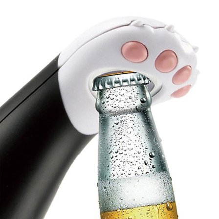 Katt tass flasköppnare - Handtag röd vinöppnare barverktyg glasöppnare kapsylöppnare hem kök pryl Dropshipping 2019