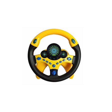 Eletric Simulering Ratt Leketøy GUL