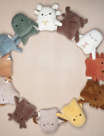 Fabelab Little Zodiacs - Gemini - Cream - 18CM