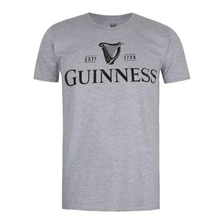 Guinness Herr Logotyp T-shirt Xxl Sports Grey