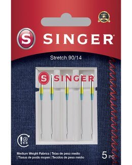 Stretchnåle 5-pak - Singer