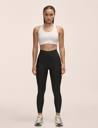 Casall Graphic High Waist Tights - Black - 36