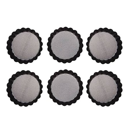 Kakeform med avtakbar bunn Mini paiformsett Pie Tin Løsne bunn Kunstform Ostekakeform