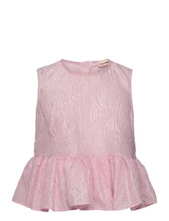 Dinnie Party Tops Sleeveless Rosa Custommade*Betinget Tilbud