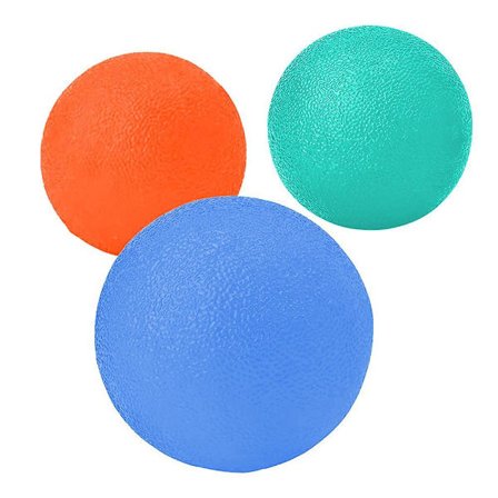 Hand Therapy Balls Set Of 3 Finger Wrist Osteoarthritis Training