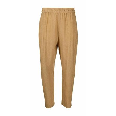 Forte Forte, Wide Trousers Beżowy, Kobieta, Rozmiar: M