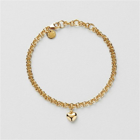 Hedda Puffy Heart Bracelet