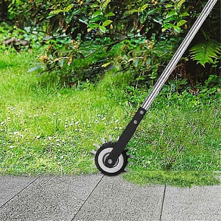 Hjulroterende Kantklipper, Justerbar Længde Plænekantklipper