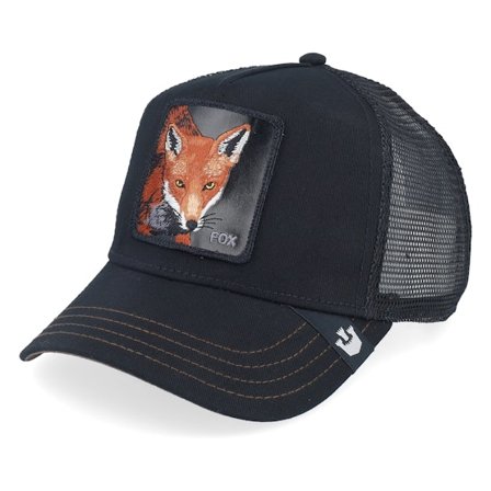 Goorin Bros. - Musta trucker Lippis - Hatstore Exclusive x Fox Black Trucker @ Hatstore