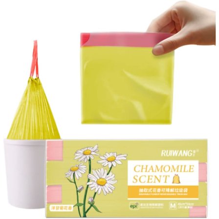 Dragsnöre 7-10 Galoon Sopåsar Med Doft Färgglada Sopåsar