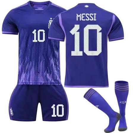 MIA MI Messi Pelipaita No10 Jalkapallopaita Poika Lapsi T-paita Setti Aikuisten Urheiluvaatteet Tyttö Urheilupuku Suojavaatetus Cosplay-setti C2