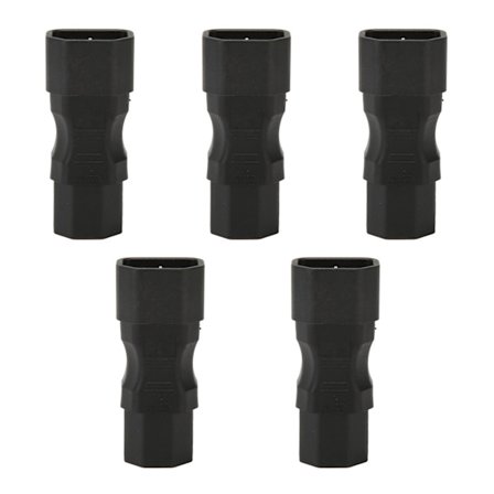 5 stk. IEC320 C14 til IEC320 C15 strømpluggadapter for PDU-chassis bærbar PC UPS-kontakt