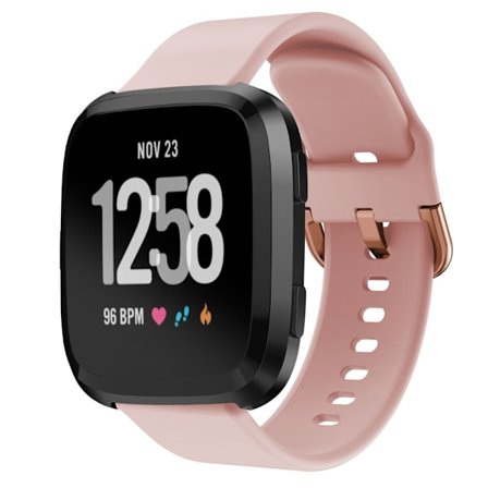 Silikonarmbånd Fitbit Versa/Versa 2 Rosa