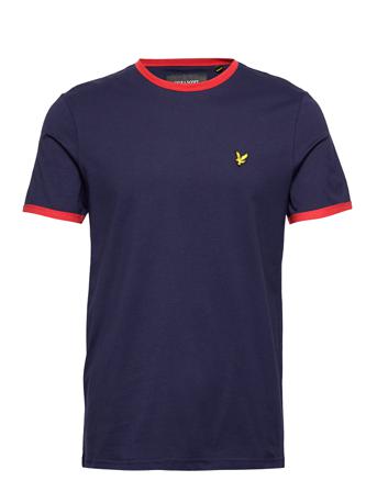 Ringer T-Shirt T-shirts Short-sleeved Blå Lyle & Scott