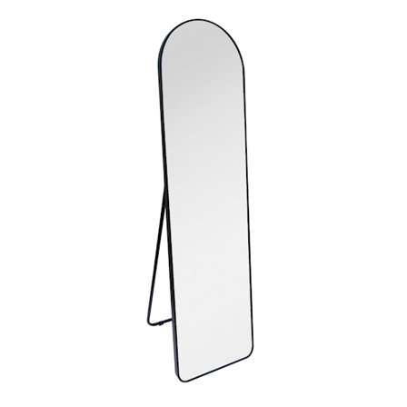 Semiramis spejl, sort, 40x150 cm