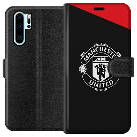 Kompatibelt Plånboksfodral till Huawei Huawei P30 Pro Manchester United FC