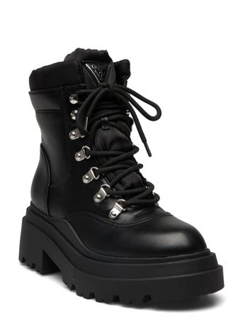 Vaney2 Shoes Boots Ankle Boots Ankle Boot - Flat Svart GUESS